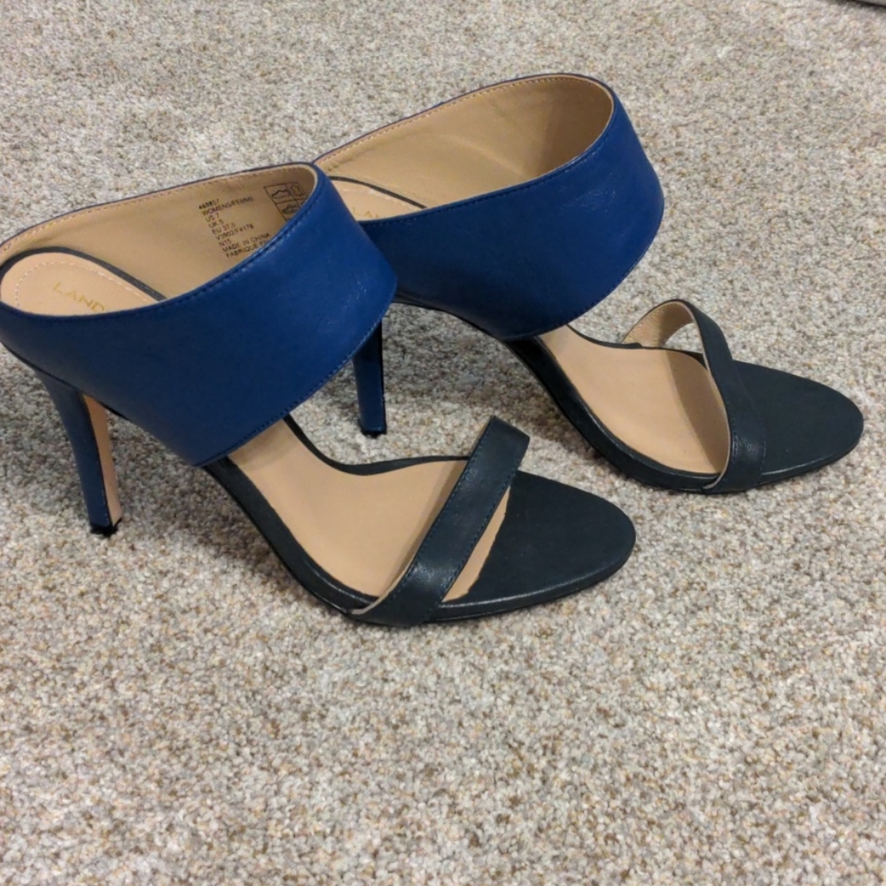 Blue and Navy Lands' End heels